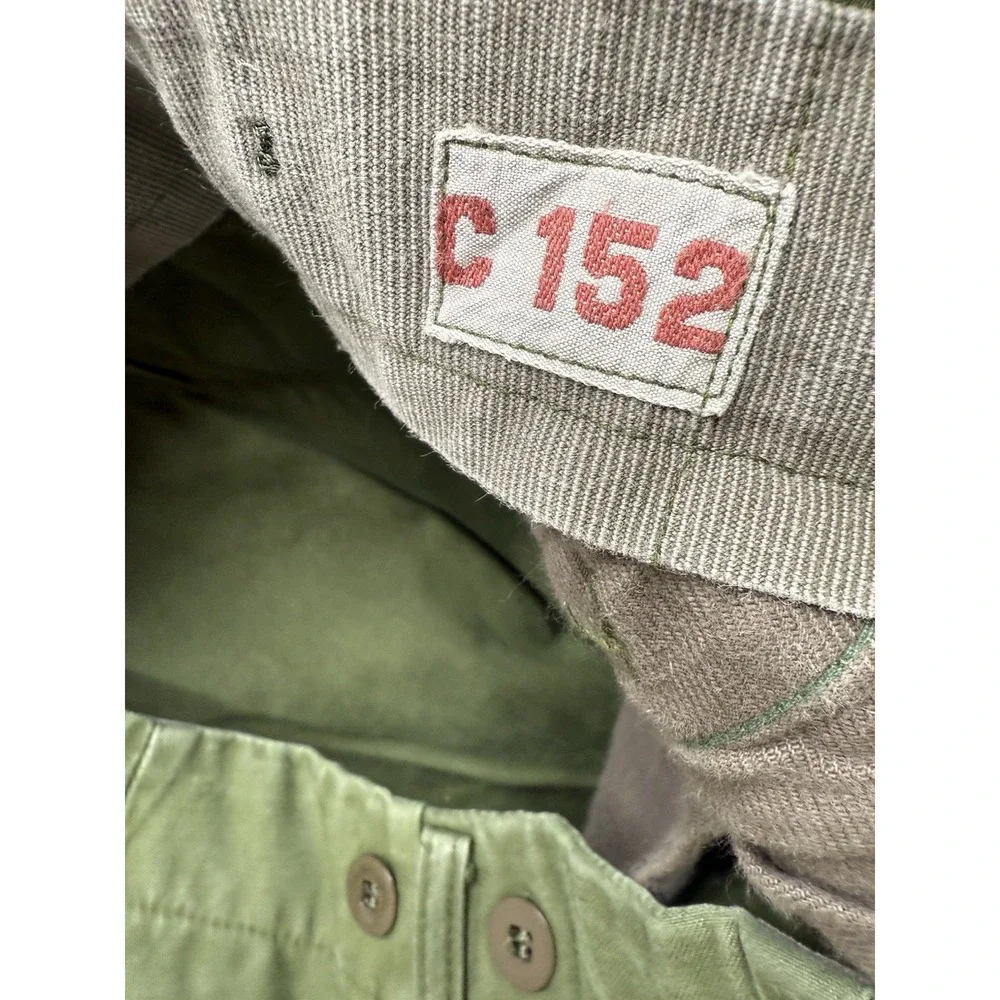 Vintage Swedish Army Pants Mens 34 Button Fly Cargo Field Trousers‎ *